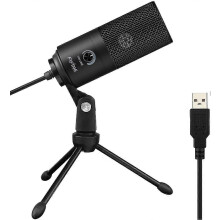 (1265) Micrófono USB, micrófono de condensador metálico para grabación, adecuado para ordenador portátil