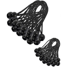(201) 30 delar elastisk spännare, presenningsspännare, elastisk bungee, elastisk spännare
