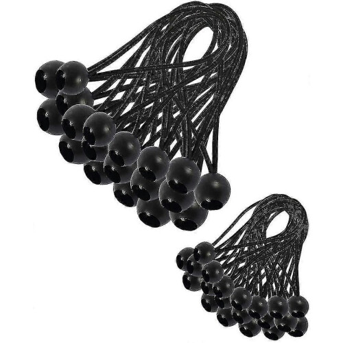 (201) 30 delar elastisk spännare, presenningsspännare, elastisk bungee, elastisk spännare