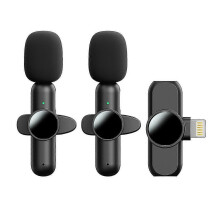 (1257) Micrófono inalámbrico de alta calidad para grabación sin ruido - Plug and Play