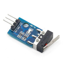(262)Sensore di collisione per auto, modulo interruttore di impatto, modello di robot per Arduino con