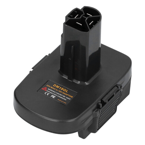 Adattatore DM18GL 18V DCB200-206 11x7,5x9,5 cm Nero 1