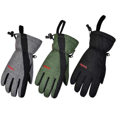 (817)Boodun Five-finger Ski Gloves Windproof Waterproof Finger Touch Screen Keep Warm Gloves, Size: 1