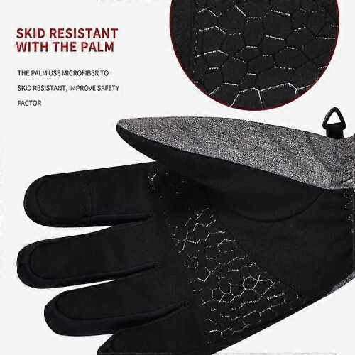 (817)Boodun Five-finger Ski Gloves Windproof Waterproof Finger Touch Screen Keep Warm Gloves, Size: 2