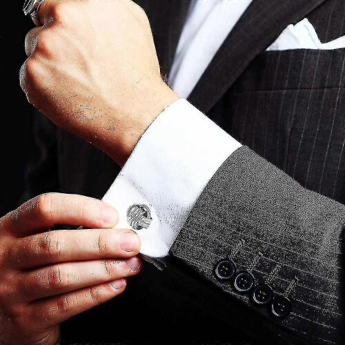 (616)Un paio di gemelli da uomo, gemelli da uomo intrecciati, gemelli, gemelli da camicia cavi 1