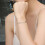 Pulsera con dije de corazón infinito (954) para mujer, plata de ley 925. 2