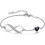 Pulsera con dije de corazón infinito (954) para mujer, plata de ley 925. 1