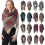 (1018)Sciarpa da donna alla moda, 140 cm, stile retrò, per feste 1