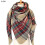 (1018)Sciarpa da donna alla moda, 140 cm, stile retrò, per feste 5