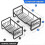 (1067)Kitchen Storage Under Sink Sponge Holder Under Shelf Accessories Space Saving Support Organiser 4