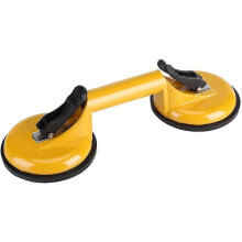 (1193) Zware aluminium zuignap met dubbele drie platen, professionele glastrekker, liftgrijper