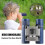 (2387)Binoculars For Kids Adults, 10x22 High-resolution Real Optics Mini Compact Binocular Shockproof 3