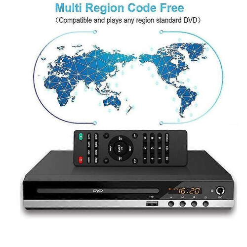 (2398)Lp-099 Multi Region Code Zone Pal/ntsc Lettore DVD HD Lettore CD con uscita AV HDMI e telecomando 1