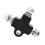 High-Performance Steel 3-Way Tee Adapter for Universal Motorcycle Use 7