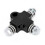 High-Performance Steel 3-Way Tee Adapter for Universal Motorcycle Use 8
