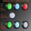 (73)Bicycle Intelligent Tail Light, Multi Color Change, Warning Light, Waterproof, Quick Detachable, 4