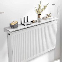 (1302) Kylarhylla | Borrfri installation L55CM X B15CM | Vitbakad aluminiumplåt för flygplan