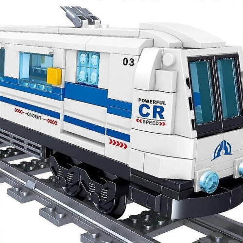 (184) 476 pièces Blocs de construction de voies ferrées techniques pour train - Modèle de métro MOC 2