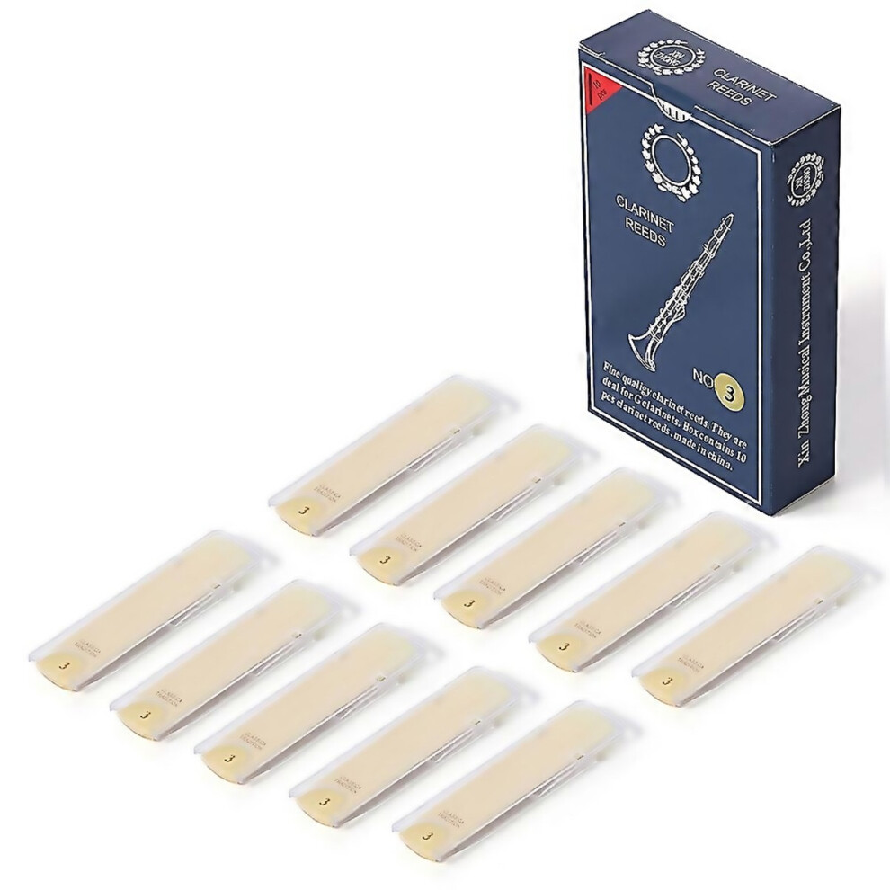 For 10pcs Clarinet Clarinet Reed Reed Instrument Accessories Hardness30