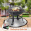 (1596)Silicone Fireproof Fire Pit Mat, Fire Pit High Temp Mat With Storage Bag, Deck Defender, Under 4