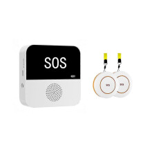 (458) Téléavertisseur sans fil Wi-Fi pour aidants, contrôlé par application, alerte infirmière, 1 récepteur,