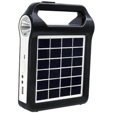 (462) Draagbaar, oplaadbaar zonne-energiesysteem voor buiten met zaklamp en noodstroomvoorziening