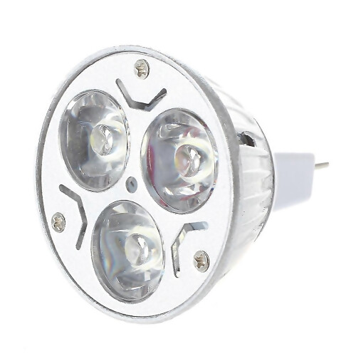 For Mr16 Gu53 12v Cool Light Bulb 3x1w White