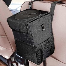 (1739) Pattumiera per auto, sacco per rifiuti impermeabile IP68, sacco per rifiuti pieghevole da 6 l