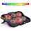 (522) Base di raffreddamento per laptop RGB con 12 modalità - Raffreddatore per laptop da gioco con 2