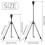 (558)Rotating Tripod Sprinkler, 360 Degree Automatic Rotating Irrigation Watering Sprinklers, Telescoping 3