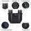 (403)Binoculars For Adults Kids,10x25 Folding Compact Binoculars With Weak Light Night Vision Clear 3