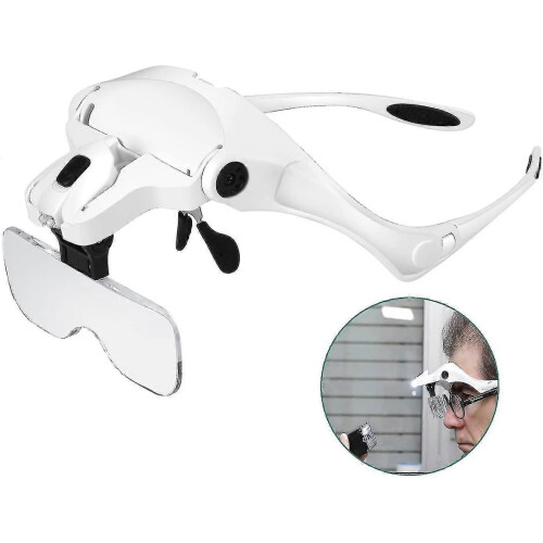 (641) Vergrootglas Licht Handsfree Hoofdband 1
