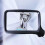 (644)Led Magnifying Glass Light 2 Modes Dimmable Foldable Reading Magnifier 2x Magnification Hand Magnifier 2