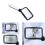 (644)Led Magnifying Glass Light 2 Modes Dimmable Foldable Reading Magnifier 2x Magnification Hand Magnifier 4