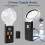 (647)A Magnified Glass With Led Light Frame-25x 8x Handheld-holding Can Be Foldable And Foldable Large 3