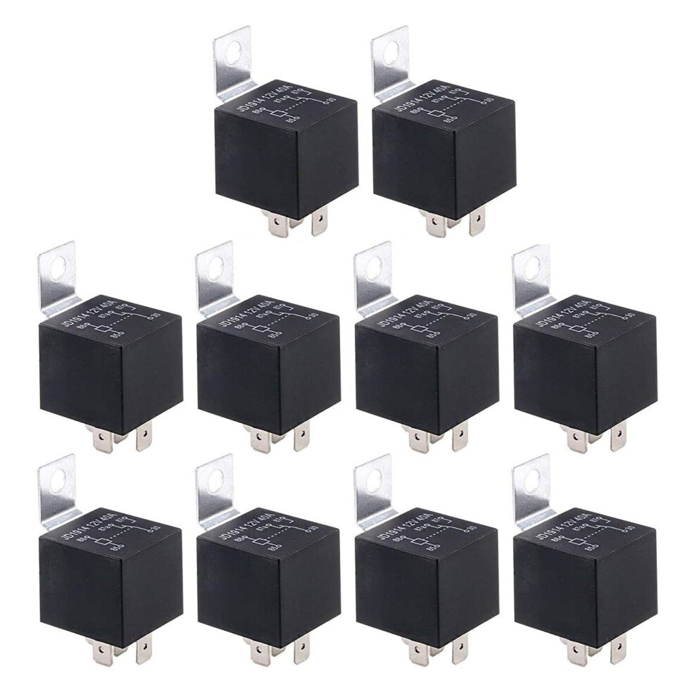 10pcs/set 10 Pack 12V 30/40 Amp 5-Pin Relays Switch Relays Versatile-image-OPC-PJKQ8G9-NEW