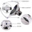 (655) Lupa con 2 luces LED, lupa frontal manos libres para auriculares. 2