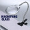 (752) Bureauvergrootglas Vergrootglas Metalen slang Led-lamp met klem 1