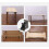 (775)2pcs Folding Support Bracket, Self-locking Hinges, Folding Furniture Flap Leg Hinge, Folding Support 3