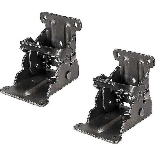 (775)2pcs Folding Support Bracket, Self-locking Hinges, Folding Furniture Flap Leg Hinge, Folding Support