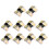 (776)10 Pcs Jewelry Box Folding Bracket Small Metal Spring Hinges Easy To Install 1