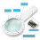 (790)Lente d'ingrandimento portatile extra large con 12 LED e luce UV 4