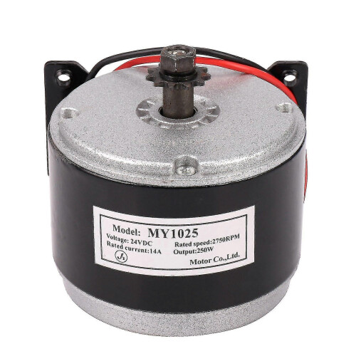 (851)24v Electric Motor Brushed 250w 2750rpm Chain For E Scooter Drive Speed Control