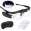 (889) Loupe éclairante LED à 2 lumières, loupe frontale pour une lecture de précision. 1