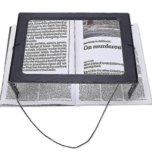 (892)Home Large Hands Free Magnifying Glass With Led Light Magnifier Reading Finding 2