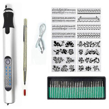 (929)Engraving Pen Cordless Mini Carving Pen With 3 Adjustable Speed 300mah Rechargeable Engraver Machin