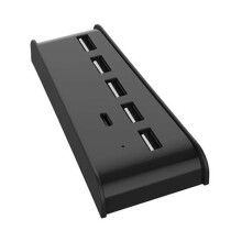 (2112) Hub 6 in 1 USB-splitter-expander-hubadapter met 5 USB A + 1 USB C-poorten voor 5-speed USB Ada