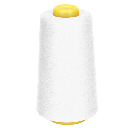 402 Fil à coudre en polyester 3 000 yards corde blanche 1
