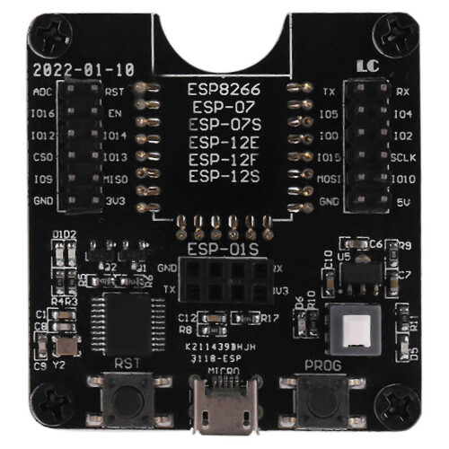 (2148) Módulo de sistema de placa de programación ESP8266 para ESP-12F, ESP-07S, ESP-12S, ESP-32 y ESP-18T. 1