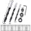(1022) Guides de menuiserie pour le travail du bois, gabarit d'angle d'assemblage, kit de gabarit pour 4